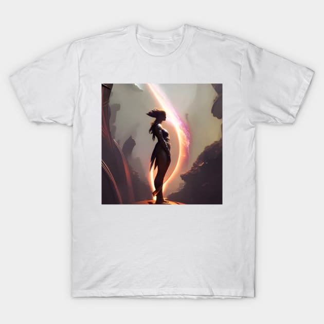 Bow of Fire T-Shirt by BlakCircleGirl